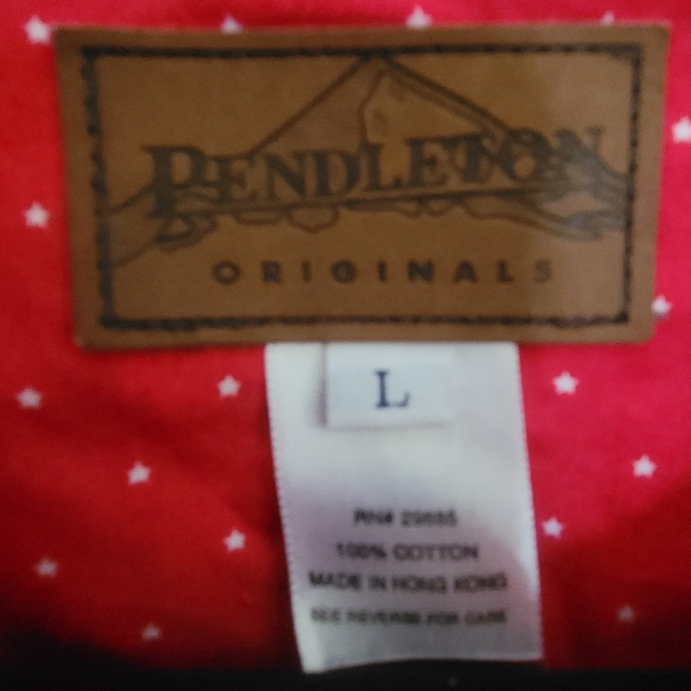 Pendleton Red Ladies Button Jacket. Size L Very C… - image 5